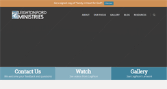 Desktop Screenshot of leightonfordministries.org